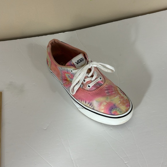 Vans Shoes - Vans Pink Pastel Tye Dye Lace Up Sneakers Size 8